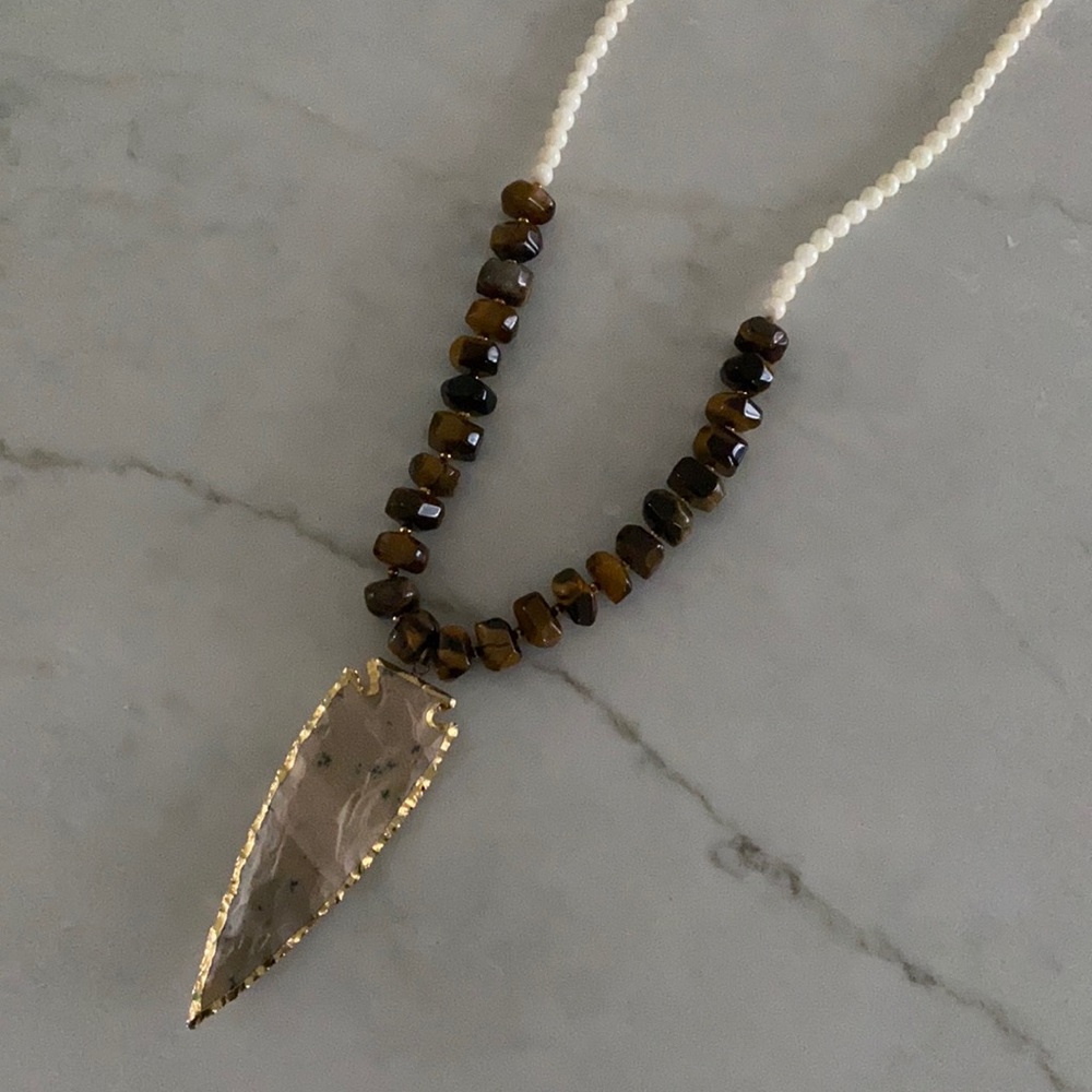 BPD Statement Arrowhead Neclace - Picture 3 of 6